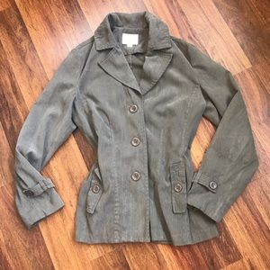 Erin London Jacket Small Olive